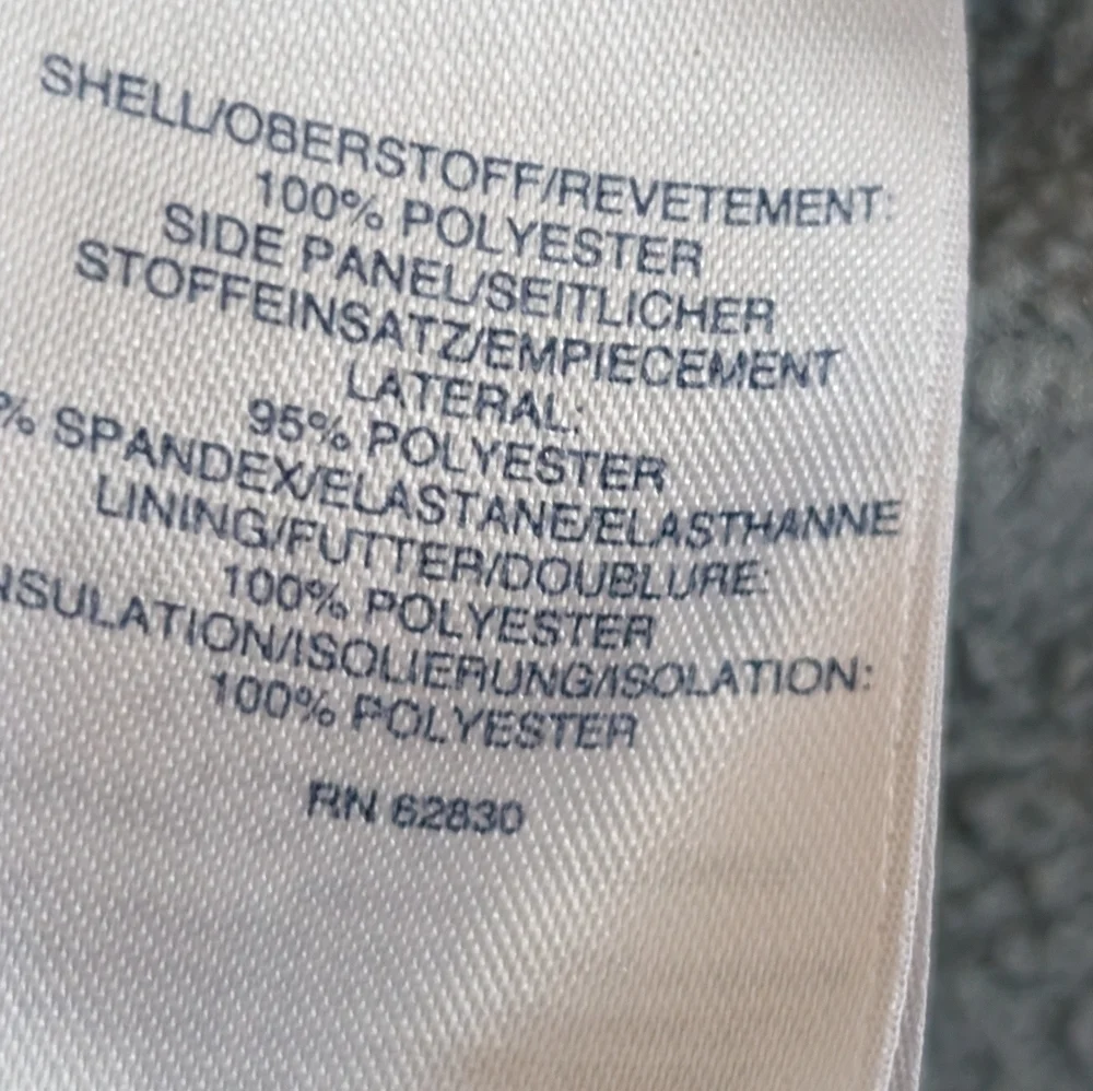 Lands End Pink & Gray Colorblock lightweight jacket or base layer Size XL (16)